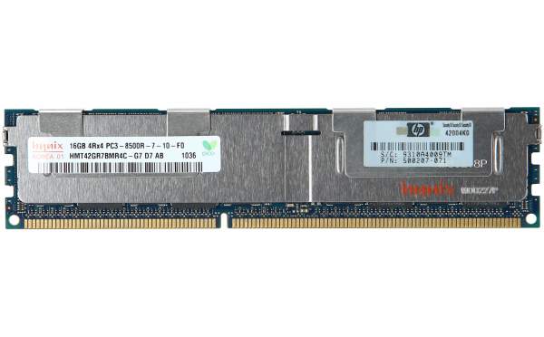 500666-B21 HP 16-GB (1x16GB) PC3-8500 SDRAM Kit